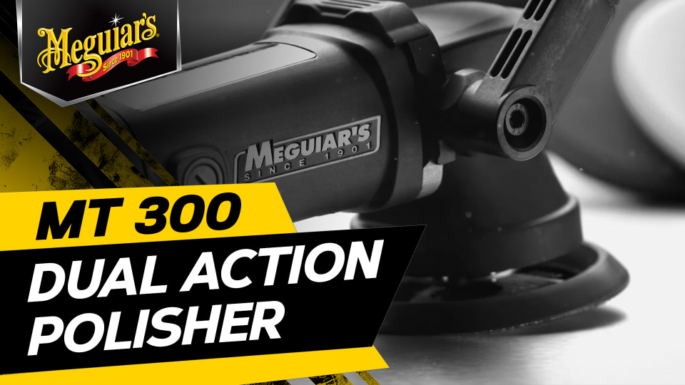 thumbnail video image 2 of Meguiar's MT300 Variable Speed Dual Action Polisher, Black - Auto Polisher, 1 Count, 2 of 17