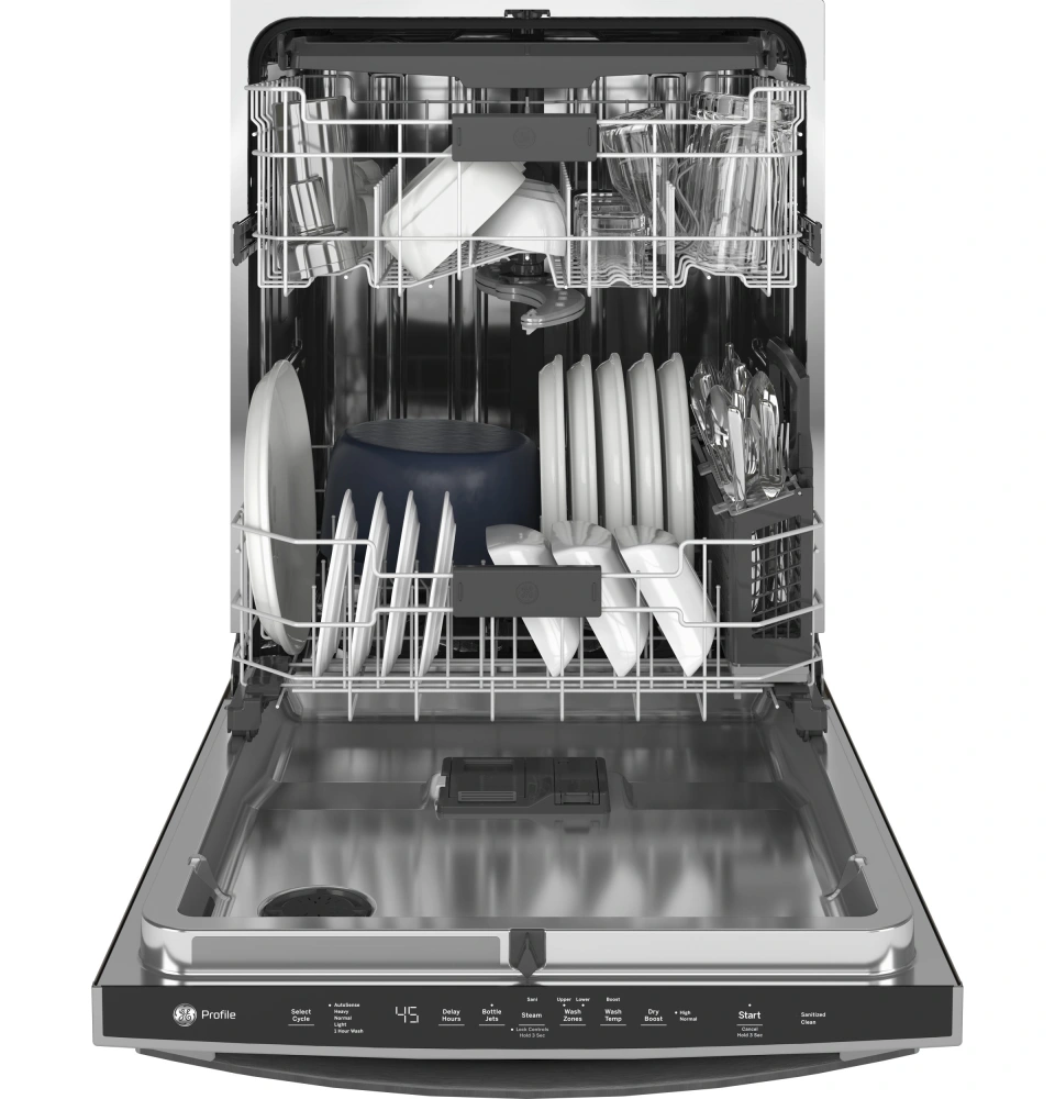 GE Profile 24 Slate Built In Dishwasher Acceptance Appliance Centers Houston TX