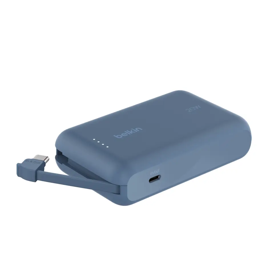 Belkin BoostCharge 20W Power Bank 10K in Blue - BPB021FQBL | Abt