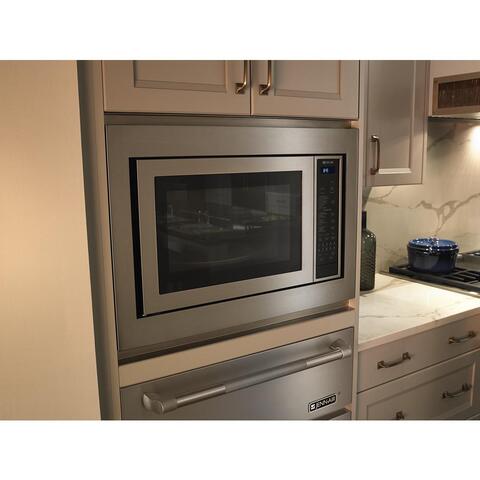 Built in microwave on sale and trim kit