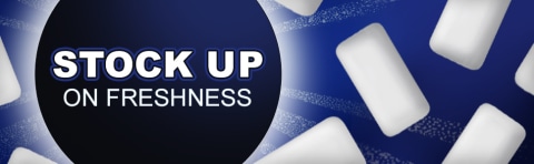 Stock up on freshness with Wrigley's Eclipse gum