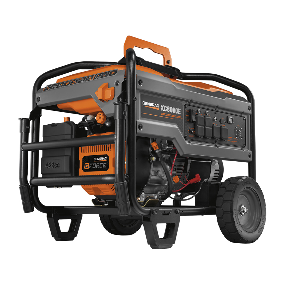 Generac XC Series 8000-Watt Gasoline Portable Generator At