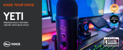 Blue Yeti X Multi-Pattern USB Condenser Microphone