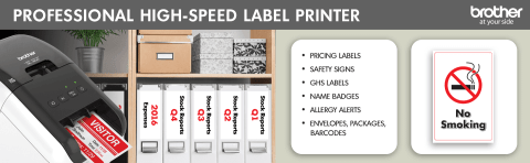 Shop  Brother QL-1110NWBc - label printer - B/W - direct thermal