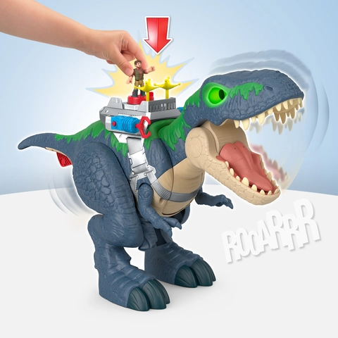 Imaginext Jurrasic World Chomp And Eat Mega Mouth T-rex, 5-pieces