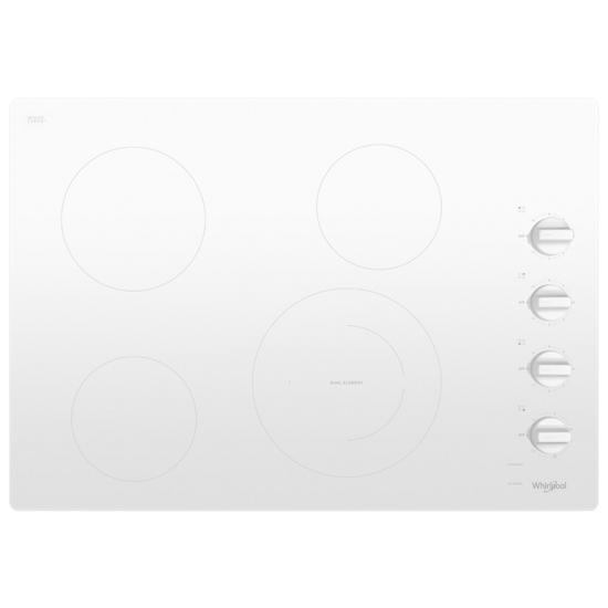 Whirlpool® 30 White Electric Cooktop