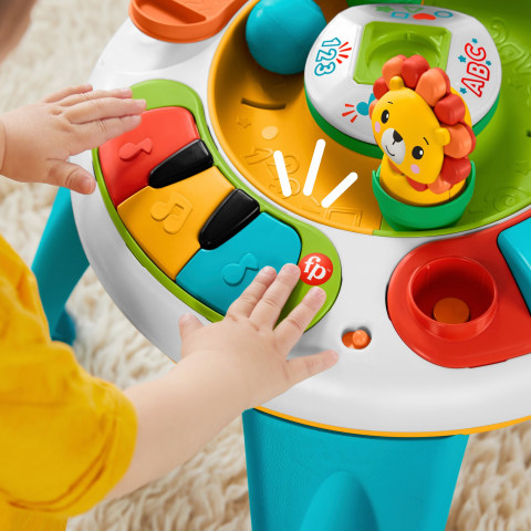 Fisher-Price Busy Buddies Activity Table Electronic Learning Toy for Infant  and Toddler - Yahoo Shopping