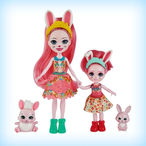 Enchantimals Hermanas Muñecas Bree y Bedelia Bunny JOGUIBA