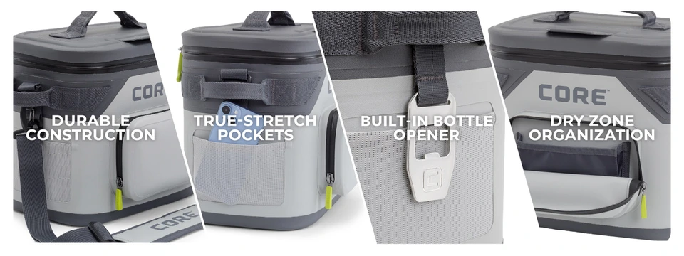 FIT KEEP Ⅱ CORE Equipment CLIMAKEEP Magnetic 18-Can Soft Cooler | Dick's