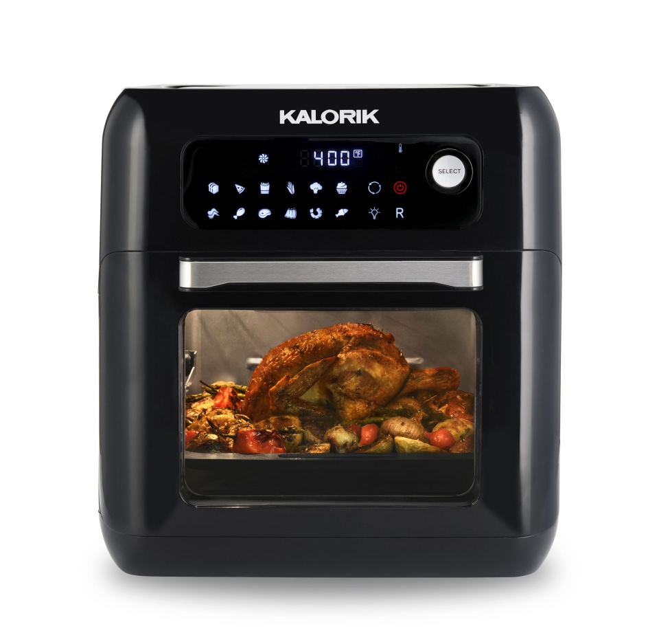 Kalorik 2.6 Quart Black Eat Smart Air Fryer with Hot Air Technology