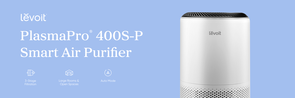 Levoit Plasma Pro 400S, True Air Purifier, Large Room, Smart