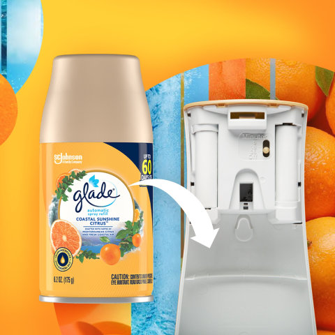 Glade Automatic Spray Refill - Coastal Sunshine Citrus - Shop Air  Fresheners at H-E-B