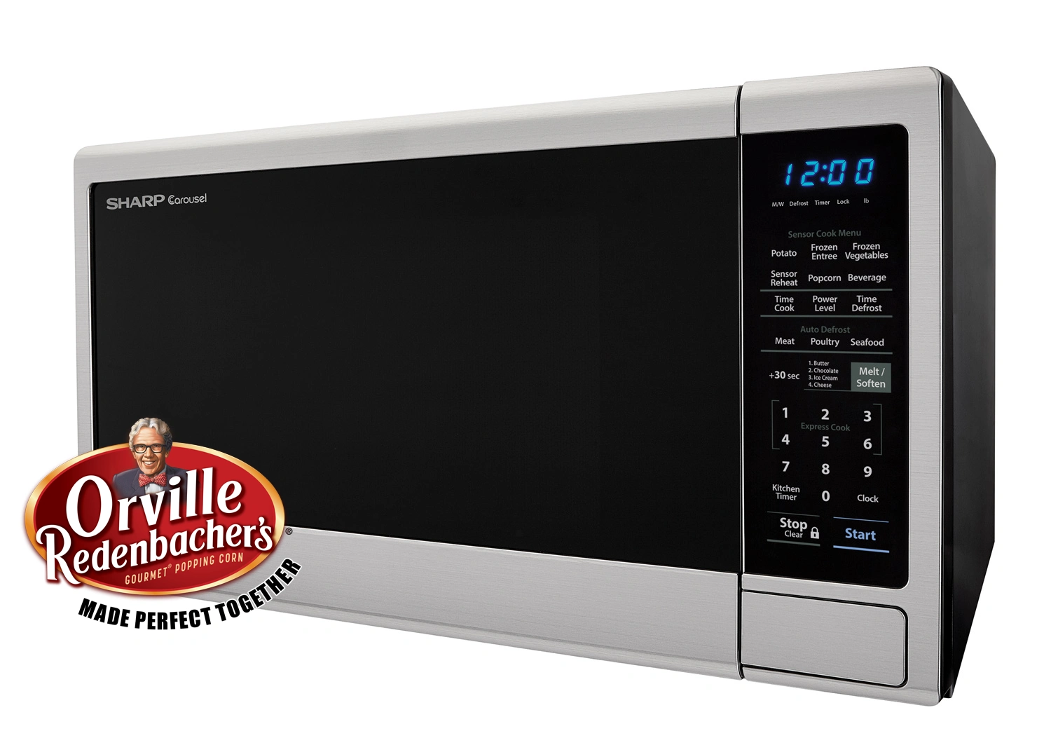 コンロー 15thSP SMC1443CM: Sharp Black Orville Redenbacher's Microwave