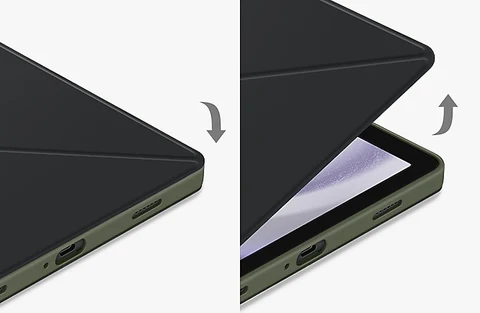 Samsung Book Cover Tablet Case for Galaxy Tab A9+, Black (EF