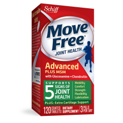 Move Free Ultra 365 with Triple Action Joint Support - Magnesium Vitamin D3  & Calcium Fructoborate - Supports Muscle Joint & Bone in 1 Capsule Per Day  120 Capsules (120 Servings)*