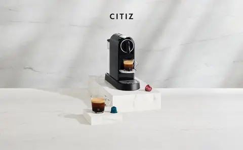 NESPRESSO エスプレッソマシン「CitiZ」 Nespresso CitiZ Espresso Machine by De'Longhi, Black