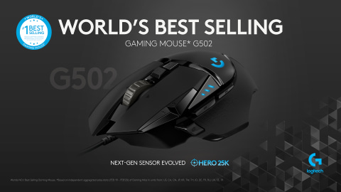 Logitech G502 Hero High-Performance Wired Gaming Mouse, RGB, 11  Programmable Buttons, Black 
