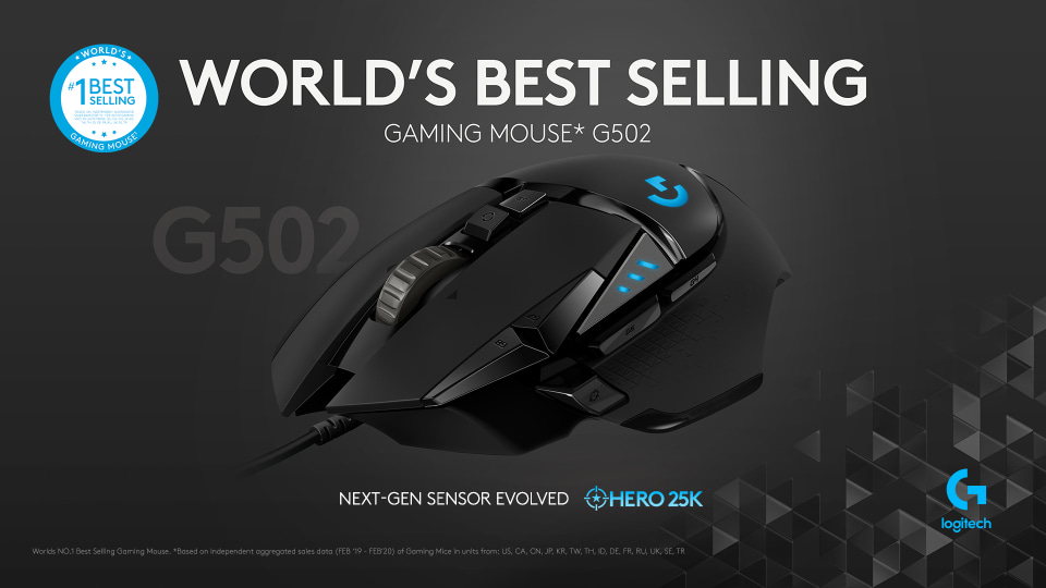 Selv tak husdyr Snuble Logitech G502 Hero Gaming Mouse | Pc Gaming Accessories | Home Office &  School | Shop The Exchange
