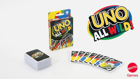 Uno Jogo De Cartas All Wild Mattel