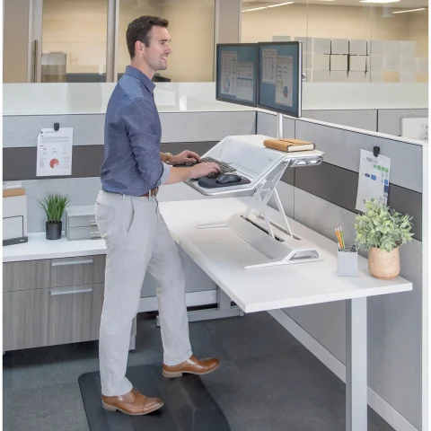 Amazon.com: Fellowes Lotus DX sit-Stand Workstation - Stand