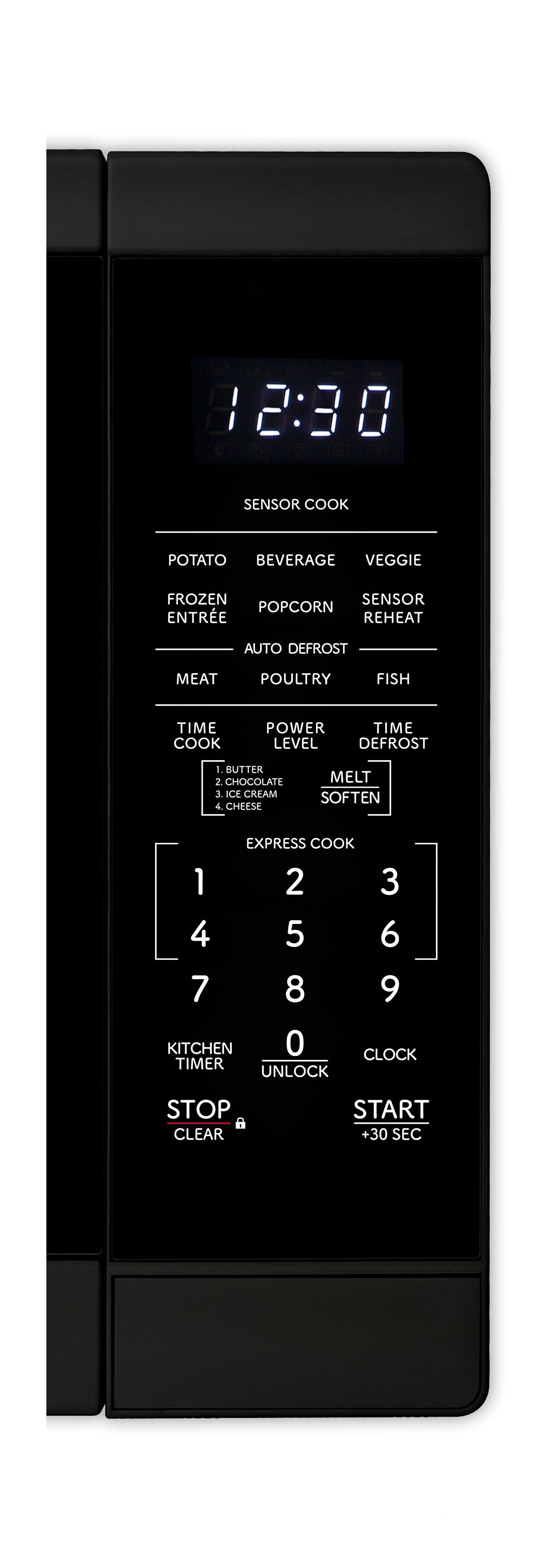 1.4 cu. ft. 1100W Black Countertop Microwave Oven | SHARP