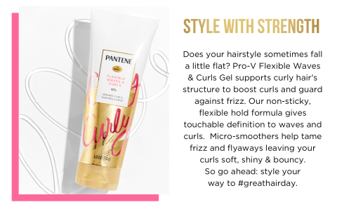 waves curl gel flexible hold touchable curls boost style not sticky tame frizz