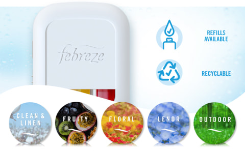 Febreze 3Volution Plug-In Air Freshener Starter Kit Core