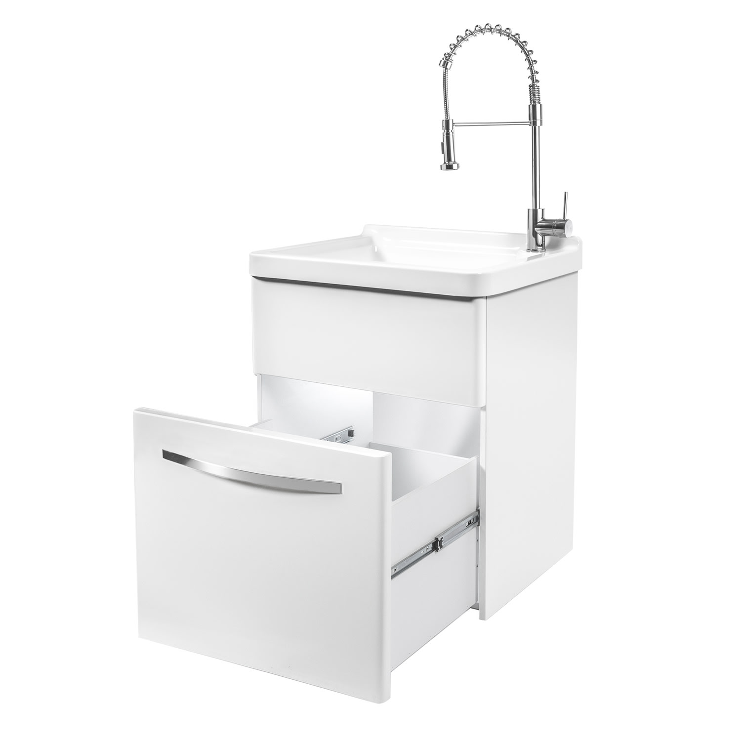 Transform Acrylic Utility Sink With Pull Down Faucet And Storage Cabinet Costco Transform Acrylic Utility Sink With, Westinghouse Laundry Sink With Cabinet Costco