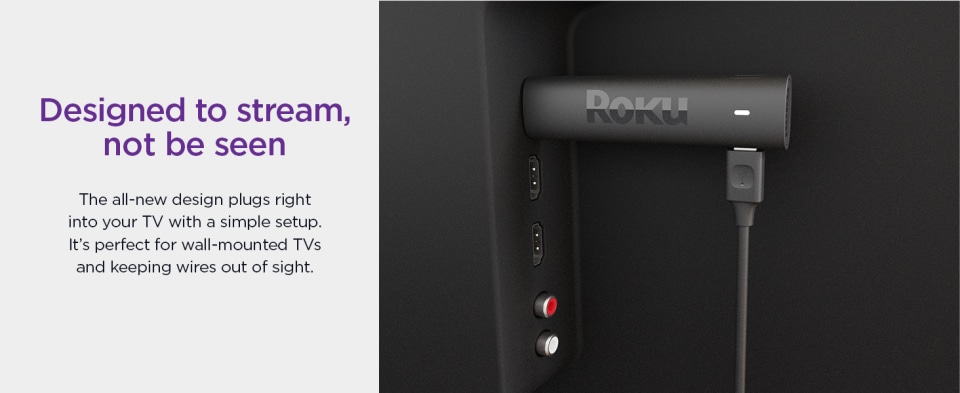 Roku Streaming Stick 4K Streaming Device 4K/HDR/ Dolby Vision with Roku  Voice Remote and TV Controls - Sam's Club