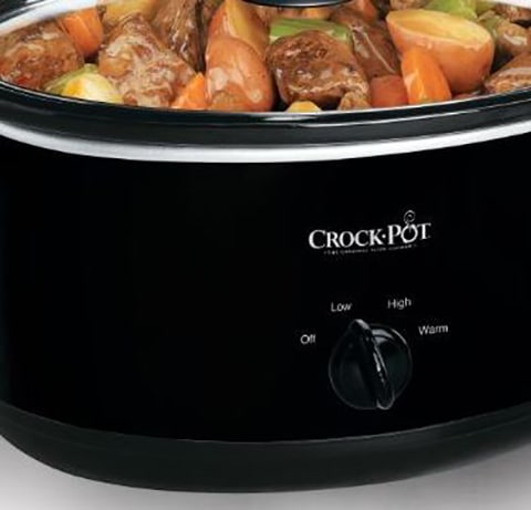 Crock-Pot® 8-Quart Manual Slow Cooker, Black