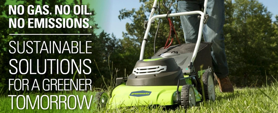 Greenworks 12 Amp Corded 20-Inch Lawn Mower 7 Cutting Positions