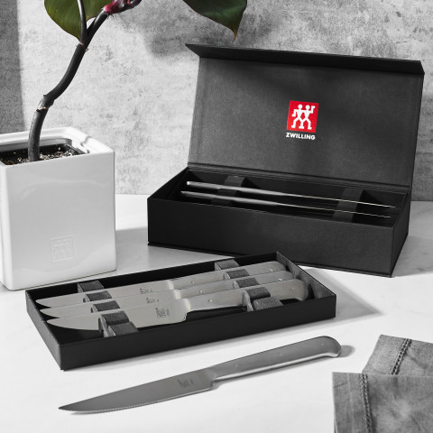 Zwilling J.A. Henckels 8-Piece Stainless Steel Knife Set with Presentation Case