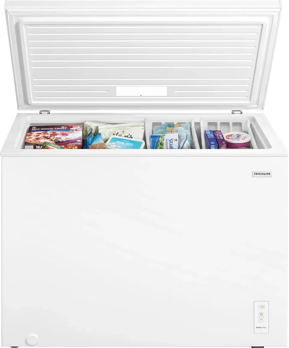 Frigidaire 10 Cu. Ft. Garage Ready Chest Freezer in White