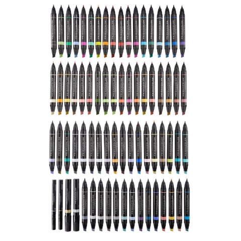 40 Primary & Pastel Colors Dual Tip Fabric & T-Shirt Marker Set - Chisel  and Fine Point Tips, 40 Marker Set - Ralphs