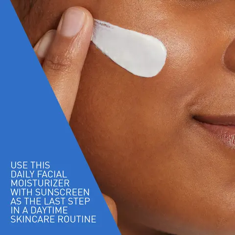 Use this daily face sunscreen as the last step in a daytime skincare routine. If layering, apply face lotion with SPF after other product applications have been fully absorbed. Reapply every two hours for protection.