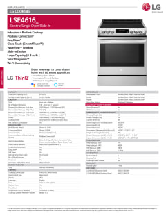 LSE4616ST by LG - 6.3 cu. ft. Smart wi-fi Enabled Induction Slide