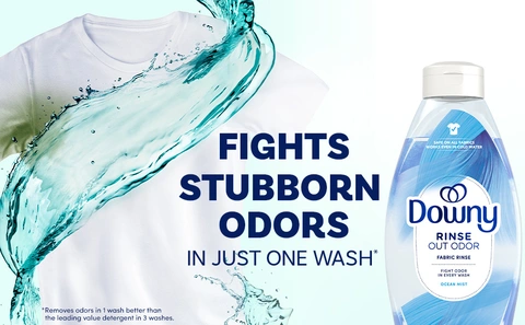 Fights stubborn odors in just one wash