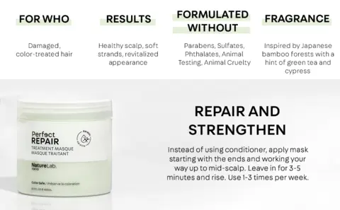 NatureLab. TOKYO Perfect Repair Treatment Masque