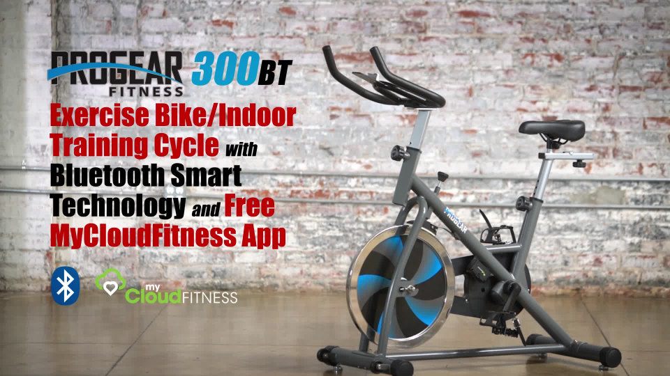 PROGEAR 300BT Exercise Bike/Indoor Training Cycle with Bluetooth Smart Technology and Free APP - image 2 of 25
