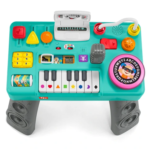 Fisher Price Laugh and Learn Mix and Learn DJ Table Musical Learning Toy for Baby and Toddler Multi Language Version Babies R Us Canada