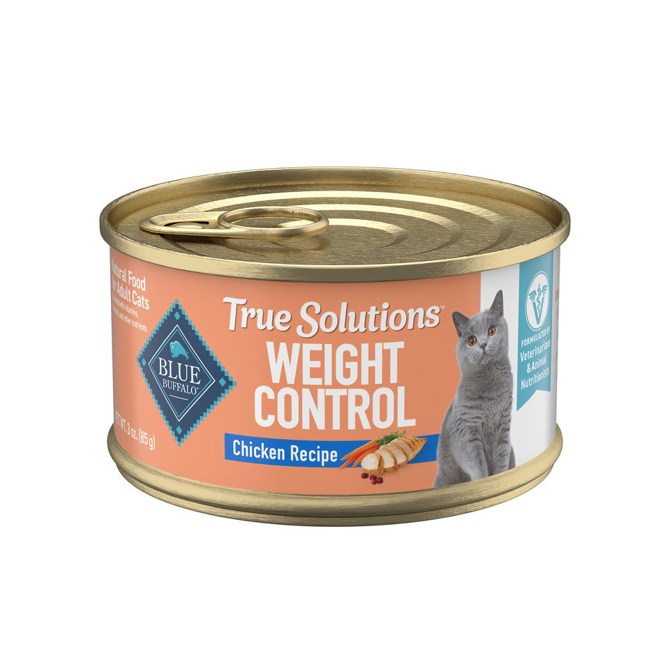 thumbnail video image 2 of (12 pack) Blue Buffalo True Solutions Weight Control Wet Cat Food, 3-oz. Can, 2 of 13