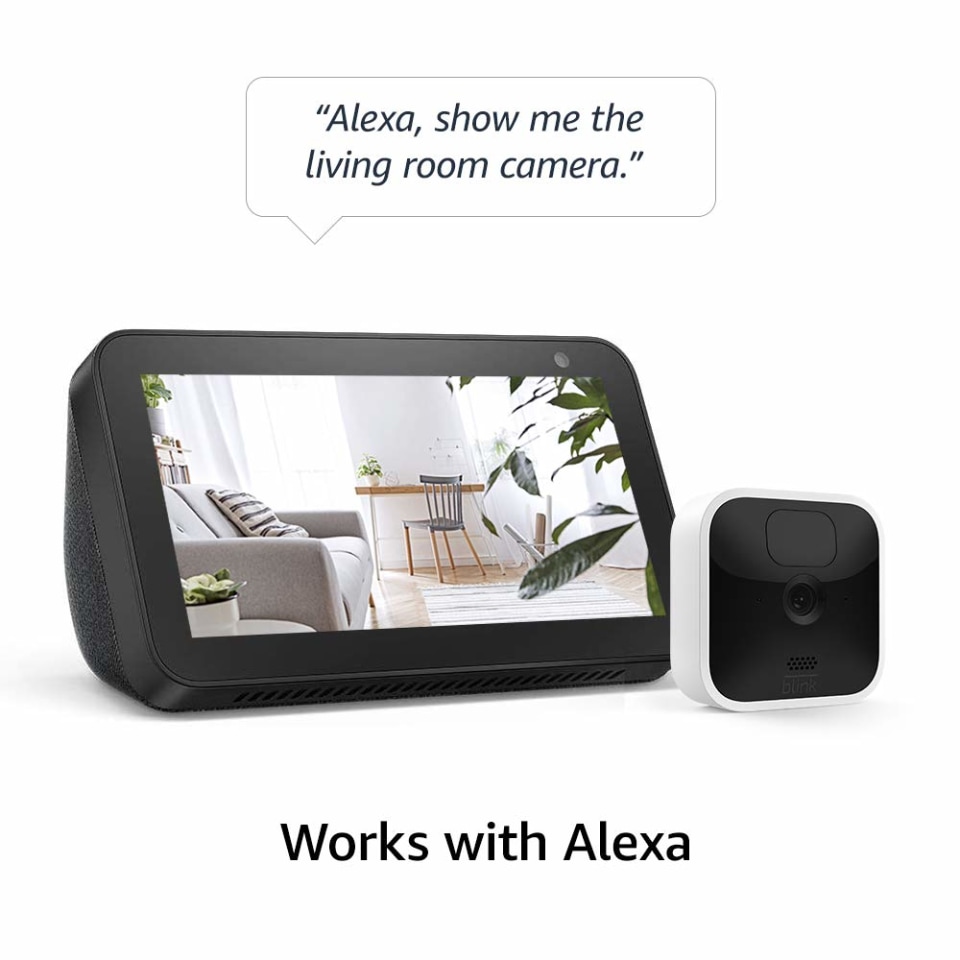 Blink Indoor, Wireless, HD security camera with two-year battery life,  motion detection, two-way audio, Alexa enabled, Blink Subscription Plan  Free Trial