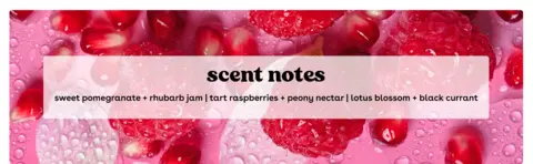 Pomegranate Raspberry Scent Notes