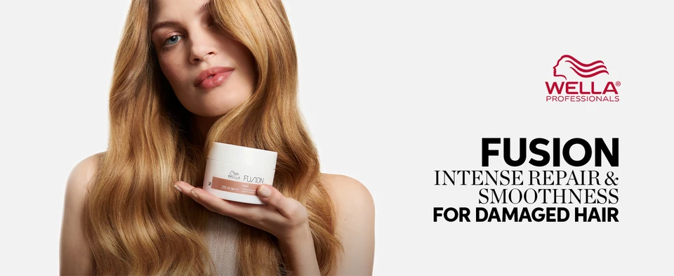 Wella Fusion hair care for intense repair and smoothness for damaged hair