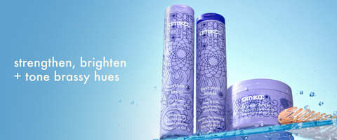 strengthen, brighten + tone brassy hues