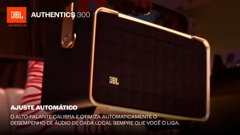 Caixa Bluetooth JBL Authentics 300, Estéreo, S/Fio Caixa Bluetooth JBL Authentics 300, Estéreo, S/Fio