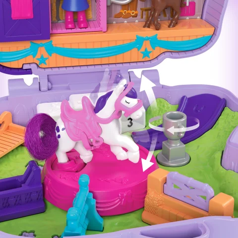 Polly Pocket Jumpin Style Pony Compact GTN14 MATTEL