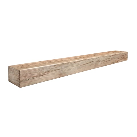 Wood Floating Shelf, Wooden Mantel Beam Shelf