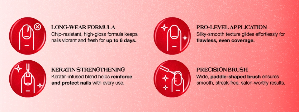 Stylized beauty banner highlighting the product