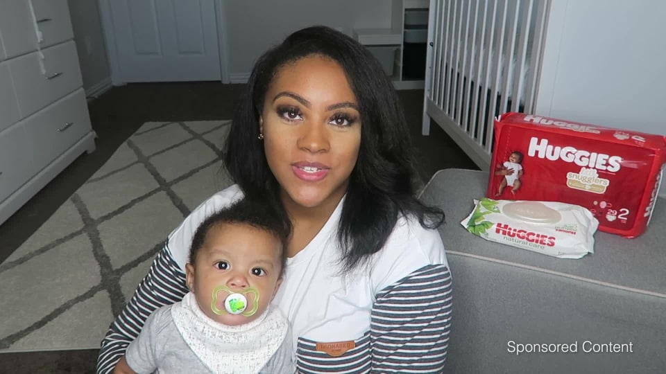 thumbnail video image 2 of Huggies Little Snugglers Baby Diapers, Size 5, 104 Ct, Huge Pack, 2 of 10